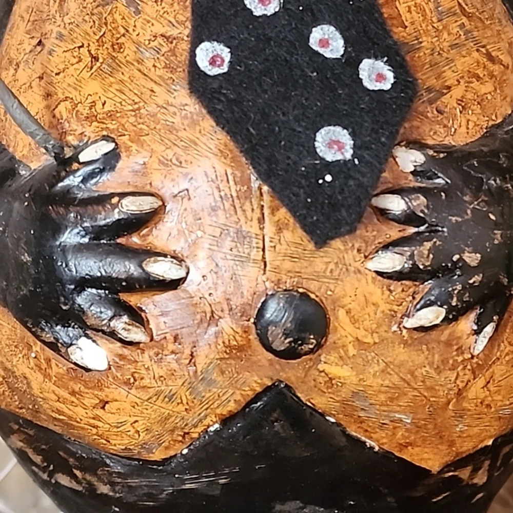 Bethany Lowe Allen Black Cat Retired Paper Mache Halloween Quirky Trick 13" - Picture 4 of 16